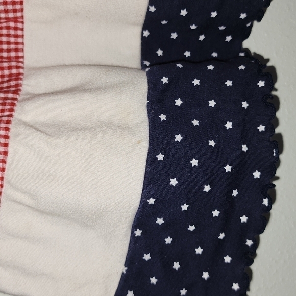 Little LINDSEY Red White and Blue Patriotic Dress - Picture 4 of 7
